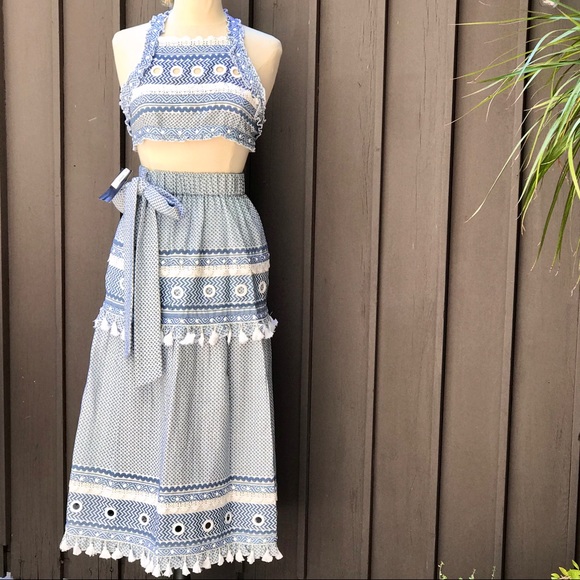 NWT Dodo Bar Or Embellished cotton-jacquard sry - Picture 6 of 7